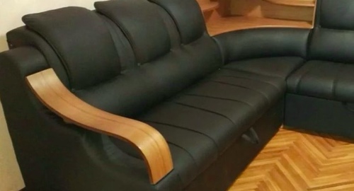 Перетяжка кожаного дивана. Колпашево